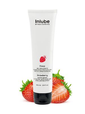 Лубрикант на водной основе Nuei Inlube с алоэ вера и ароматом клубники - 100 мл. от Nuei cosmetics
