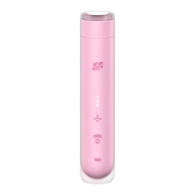 Розовый вакуумный стимулятор First Kiss от Satisfyer