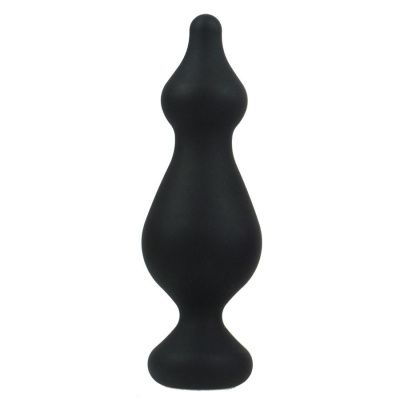 Черная анальная втулка Amuse L - 13,8 см. от Adrien Lastic
