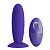 Фиолетовый анальный вибростимулятор Remote Control Vibrating Plug Youth - 11 см. от Baile