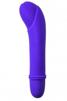 Фиолетовый мини-вибратор Universe Secret Flower - 12,6 см. от Lola toys