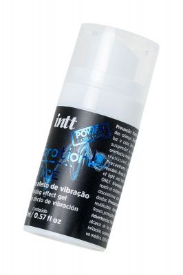 Жидкий массажный гель VIBRATION Extra-strong Ice с охлаждающим эффектом и эффектом вибрации - 17 мл. от INTT