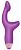 Фиолетовый G-вибромассажер с покрытым шипами выступом от Bior toys