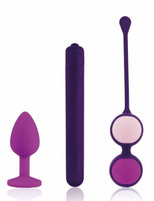 Фиолетовый вибронабор First Vibe Kit от Rianne S
