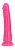 Розовый люминесцентный фаллоимитатор на присоске - 17,5 см. от Shots Media BV