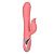 Коралловый перезаряжаемый вибратор-кролик Enchanted Tickler от California Exotic Novelties