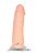 Телесный реалистичный вибратор RealStick Elite Vibro - 18 см. от ToyFa