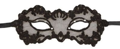 Черная ажурная маска Lingerie Mask от Adrien Lastic