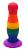Разноцветная анальная пробка COLOURFUL PLUG - 12,5 см. от Dream Toys