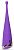 Фиолетовый клиторальный вибратор The Countess Pinpoint Vibrator - 19 см. от EDC