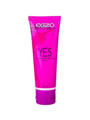 Набор из 10 согревающих лубрикантов на водной основе Egzo Yes (по 50 мл.) от EGZO