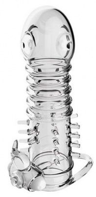 Прозрачная вибронасадка Denon - 13,5 см. от Vandersex