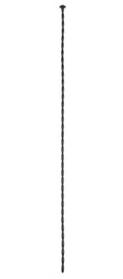 Черный уретральный стимулятор - 30 см. от Джага-Джага
