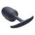 Черная анальная пробка с утяжелением Premium Silicone Weighted Anal Plug XL - 16,8 см. от XR Brands