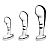 Набор из 3 стальных стимуляторов простаты Stainless Steel P-spot Training Set от b-Vibe