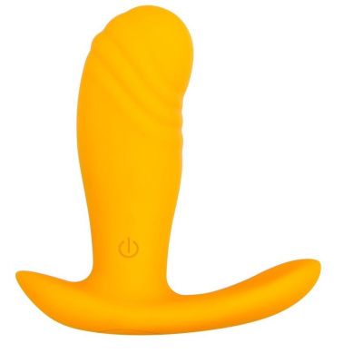 Оранжевая анальная вибропробка Creamsicle - 8,7 см. от Evolved