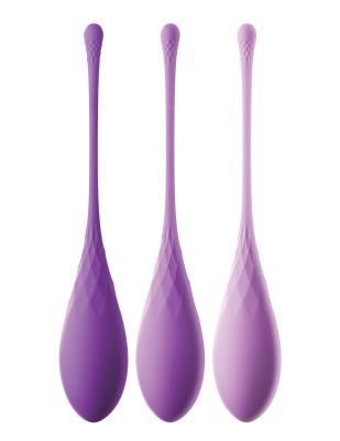 Набор из 3 фиолетовых шариков Кегеля Train-Her Set от Pipedream