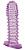 Гелевая фиолетовая насадка с шипами - 12 см.  от ToyFa