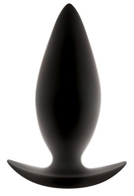 Чёрная анальная пробка для ношения Renegade Spades Medium - 10,1 см. от NS Novelties