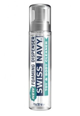 Очищающая пенка для игрушек и тела Swiss Navy Toy   Body Cleaner Foamer - 207 мл. от Swiss navy
