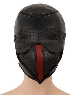 Черная маска-шлем с перфорацией от Orion