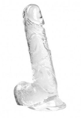 Прозрачный фаллоимитатор Oxygen - 17,5 см. от Lola toys