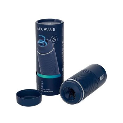 Синий мастурбатор с контролем всасывания Arcwave Pow Stroker от Arcwave