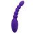 Фиолетовый анальный вибростимулятор-елочка Lovers Beads - 19 см. от Howells