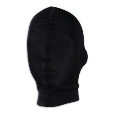 Черная глухая маска на голову от Lux Fetish