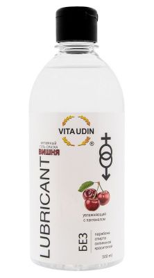 Интимный гель-смазка на водной основе VITA UDIN с ароматом вишни - 500 мл. от VITA UDIN