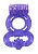 Фиолетовое эрекционное кольцо Rings Treadle с подхватом от Lola toys