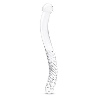 Стеклянный фаллоимитатор 11’’ Glass Pelvic Wand Double Ended - 28 см. от Glas