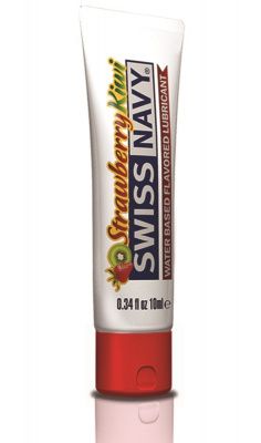 Лубрикант Swiss Navy Strawberry Kiwi Lube с ароматом клубники и киви - 10 мл. от Swiss navy