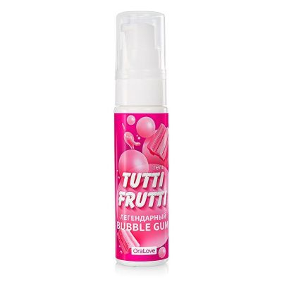 Интимный гель на водной основе Tutti-Frutti Bubble Gum - 30 гр. от Биоритм