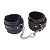 Черные оковы на карабине Surrender Ankle Restraints от Chisa