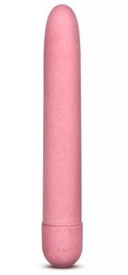 Розовый биоразлагаемый вибратор Eco - 17,8 см. от Blush Novelties