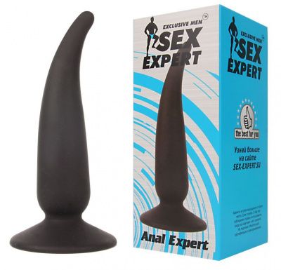 Анальная пробка с тонким кончиком Sex Expert - 11 см. от Bior toys