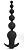 Черная анальная виброелочка TOWER - 20,7 см. от S-HANDE