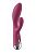 Малиновый вибратор-кролик Spinning Rabbit 1 с ротацией - 20 см. от Satisfyer