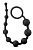 Черная анальная цепочка 10 Anal Beads - 31,8 см. от Blush Novelties