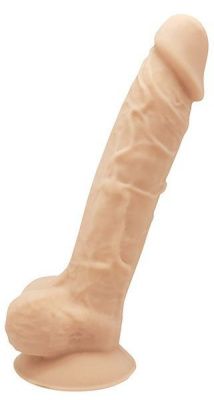 Телесный реалистичный фаллоимитатор DILDO 9INCH FLESH - 22,9 см. от Dream Toys