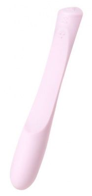 Нежно-розовый гибкий водонепроницаемый вибратор Sirens Venus - 22 см. от Sirens