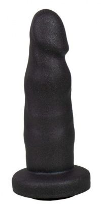 Черная реалистичная насадка-фаллоимитатор с головкой - 13 см. от LOVETOY (А-Полимер)