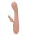 Персиковый вибратор Naya с клиторальным отростком - 18,3 см. от Le Frivole