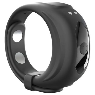 Черное эрекционное виброкольцо Fit Vibe Ring от Dorcel