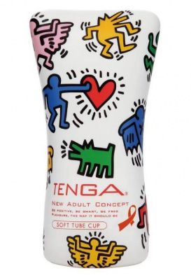 Мастурбатор-туба Keith Haring Soft Tube CUP от Tenga