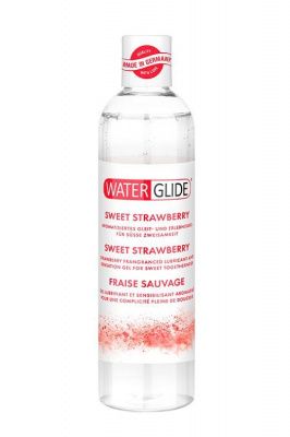 Лубрикант на водной основе с ароматом клубники SWEET STRAWBERRY - 300 мл. от Waterglide