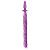 Сиреневая анальная пробка с сиреневым хвостом Unicorn Tails Pastel Purple от NS Novelties
