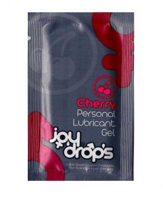 Пробник смазки на водной основе JoyDrops Cherry - 5 мл. от JoyDrops
