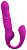 Лиловый вибратор 3 Function Vibrator с функцией фрикций и постукиванием от Orion